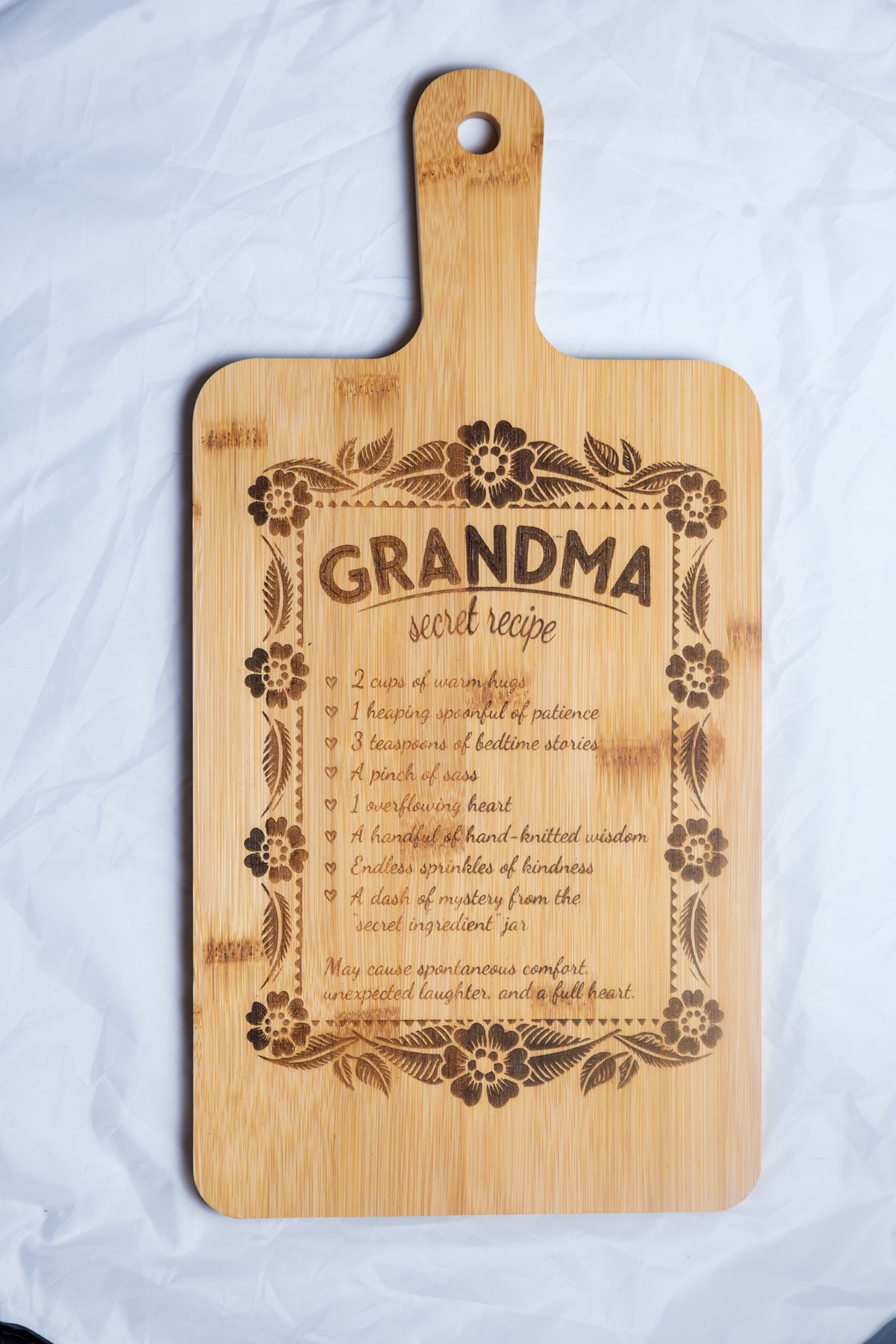 Decorative Bamboo Cutting Board