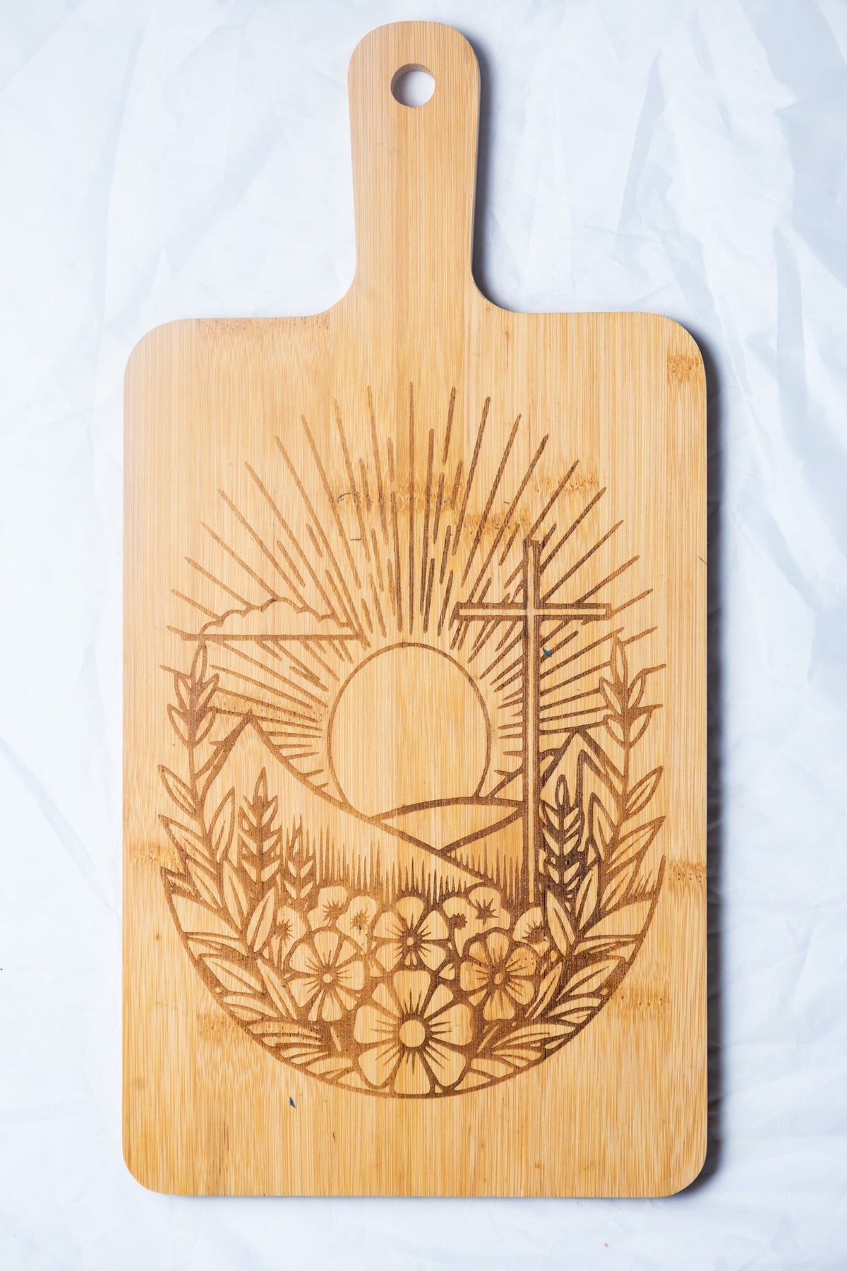 Decorative Bamboo Cutting Board