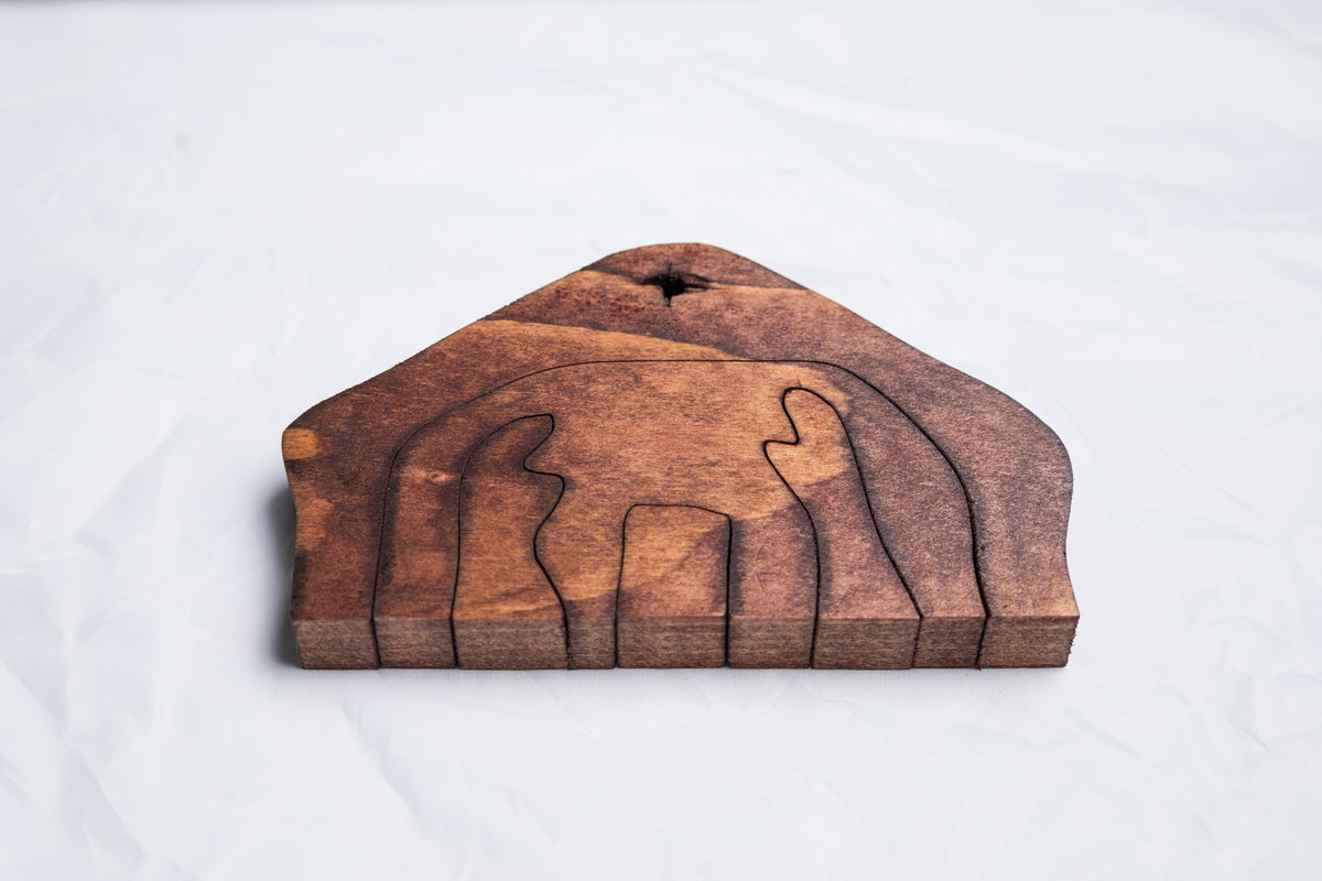 Small Wood Nativity