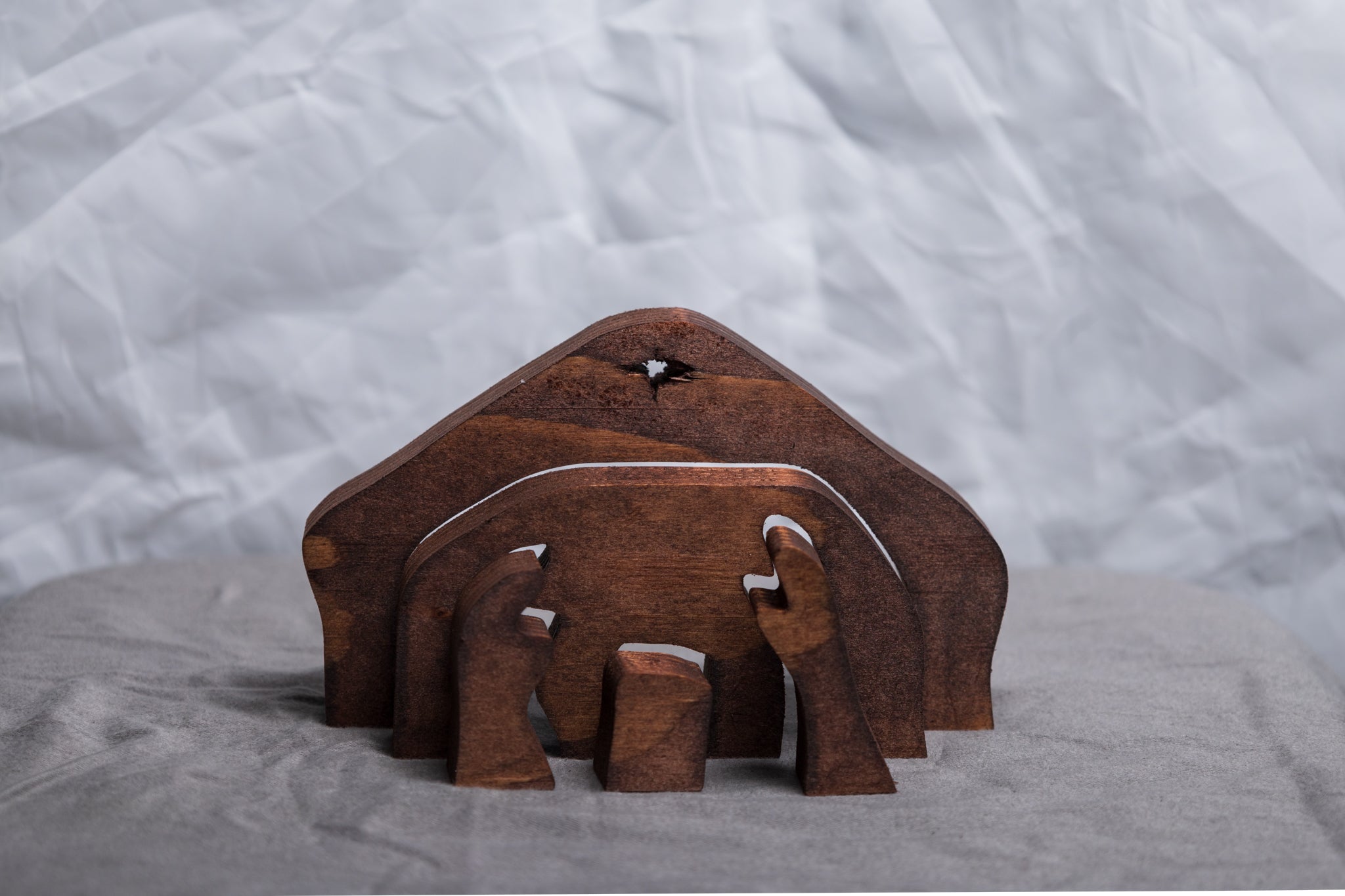 Small Wood Nativity
